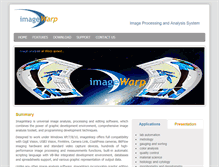 Tablet Screenshot of imagewarp.com